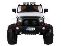 ramiz Машина на аккумуляторе jeep all terrain белый