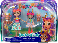 enchantimals hcf80 set de joc "cerboaicele danessa si surioara"