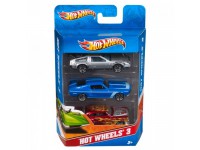 hot wheels k5904 set de mașini de bază (3 buc.) in stoc.