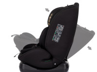 chipolino scaun auto "i-size mondial" stkmnd02601no (40-150 cm) negru