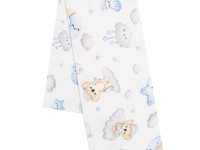 new baby 56596 pelinca flanel "koala" imprimeu albastru