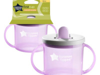 tommee tippee tt0049 cana cu manere "basics first cup" 190 ml.  (4 luni+) mov 