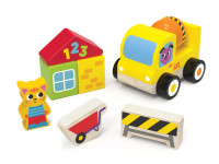 kids hits kh20/017 constructor din lemn "betoniera" (7 el.)
