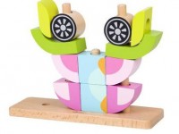 classic world 3708 set de cuburi din lemn "bufnita"