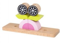 classic world 3708 set de cuburi din lemn "bufnita"