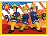 trefl 34373 puzzle 4-în-1 "fireman sam" (12/15/20/24 el.)