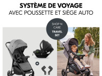 hauck cărucior 3 in 1 shop n care trio set grey
