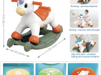 hola toys he898800 Качалка 3в1 «Единорог»
