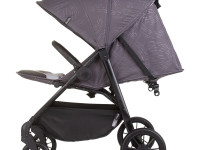 chipolino cărucior pentru gemeni top stars kbtp02501an anthracite