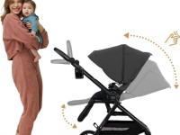 kinderkraft Коляска 2-в-1 yoxi серый