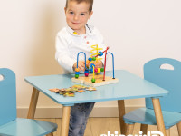 chipolino diwh02430323 masă și 2 scaune din mdf (albastru)