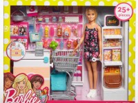 barbie frp01 set cu papusa "intr-un supermarket"