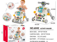 bibiin toys 6042 Музыкальные ходунки 3-в-1 серый