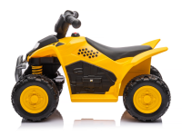 chipolino elbcat02501 atv pe baterii cat galben