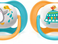 avent scf080/07 Пустышка силиконовая "animal" (6-18 м. ) 2 шт.