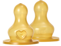 bibs tetină anticolicică din latex (2 buc.) cu flux rapid