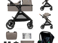 kinderkraft Коляска 3-в-1 esme бежевый