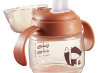 tommee tippee tt0510 Чашка-непроливайка "softspout" розовый (4 м+) 150 мл.