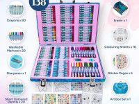 total office stc-1115 Набор для рисования "disney stitch" (148 предметов)