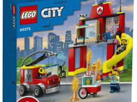 lego city 60375 constructor "sediul de pompieri și mașină de pompieri" (153 el.)