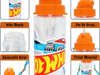 kids licensing hw00011 Бутылка тритановая с ремешком "hot wheels" (500 мл)