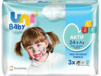 uni baby servetele umede active (3x52 buc.)