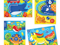 quercetti 862 mozaic "fantacolor cards animals"
