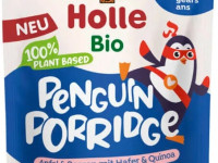 holle bio organic piure "penguin porridge" mere-fructe padure-ovaz-quinoa (12 luni+)110 gr