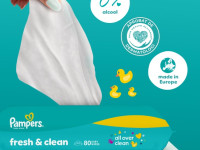 pampers Șervețele umede fresh clean (4x80) 320 buc.