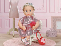 zapf creation 705438 set de îmbrăcăminte baby annabell „tinuta glamourous” (43 cm.)