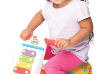  fisher-price 505564 mașinuță cu tobă și xilofon "music adventure"