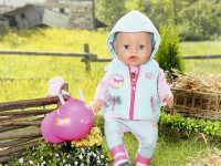 zapf creation 831175 set haine pentru păpuși  "baby born deluxe riding outfit" (43 cm.)
