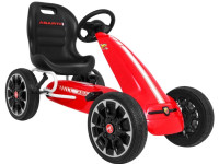 ramiz Вело-картинг на педалях go-kart abarth красный