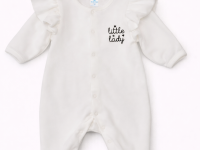 minikin 243000462 Комбинезон велюровый "little lady" (р.62) молочный