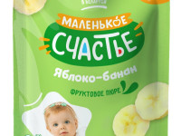 "Маленькое счастье" piure mar-banana  (6 luni +) 90 gr.