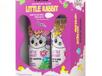 vilenta set cosmetic cadou pentru copii little rabbit (șampon-gel 2 în 1 + balsam de păr), 400 ml
