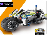 xtech bricks 5806 constructor inerțial "motocicletă de poliție" (193 el.)