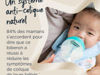 tommee tippee tt0022 biberon "advanced anti-colic" violet (0 luni+) 260 ml.