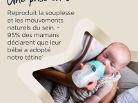 tommee tippee tt0022 biberon "advanced anti-colic" violet (0 luni+) 260 ml.