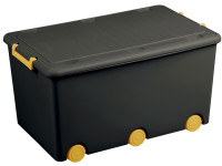 tega baby container pentru jucarii pw-001-163-z negru/galben