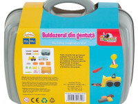 plastelino int6498  set de plastilină "buldozerul din gentuta"