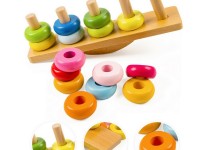 classic world 3537 Деревянная игрушка "Балансирующая пирамидка"