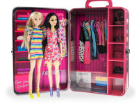 barbie bbds6b cutie portabila "fashion dulap" pentru barbie