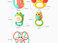 hola toys 318b Набор погремушек в боксе "Животные" (5 шт.)