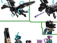 lego minecraft  21264 Конструктор "Эндер Дракон и Корабль Края" (657 дет.)