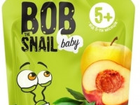 bob snail piure mere-piersici (5 luni +) 90 gr.