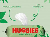 huggies Șervețele umede natural care (168 buc.)
