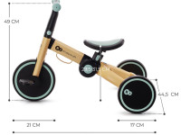 kinderkraft Беговел трехколесный 4trike бежевый