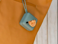 bibs container pentru depozitarea suzetelor "pacifier case" dusty blue