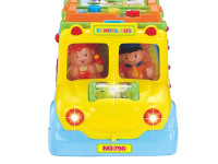 hola toys 796 Бизиборд "Школьный автобус" со звуком и светом